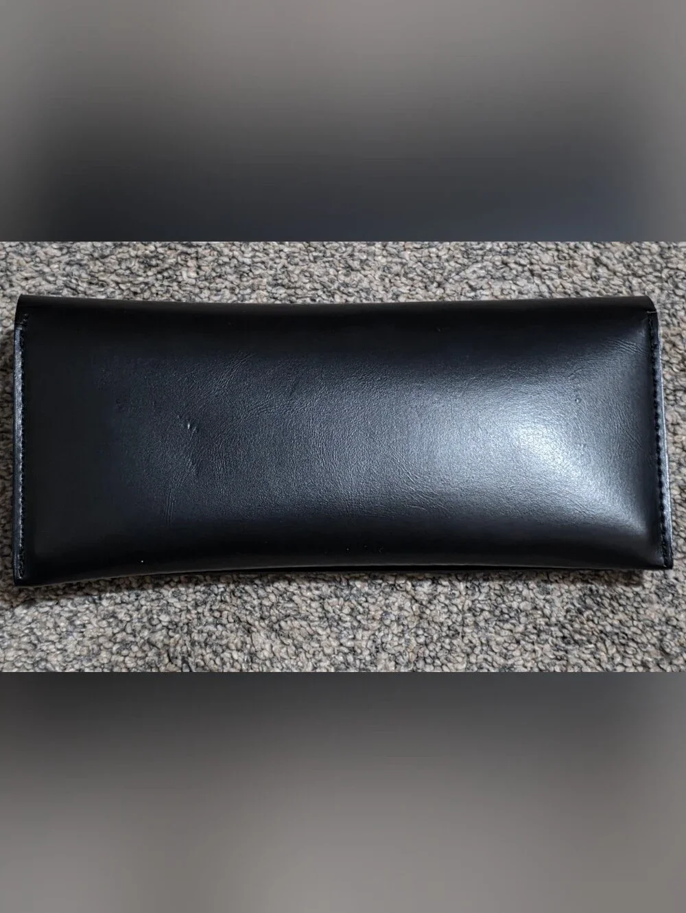 Saint Laurent Sunglasses Case Soft Leather Shell Magnetic Case - Black